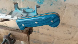 step by step making machete handle with pvc pipe