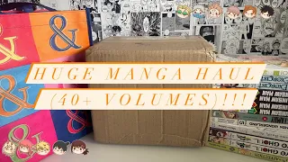 My Biggest Manga Haul Ever !!! (40+ Volumes)