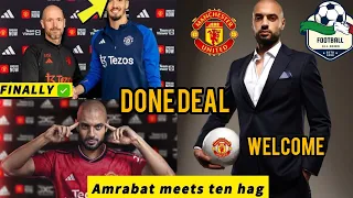 HERE WE GO! Sofyan Amrabat to Manchester United deal agreed! |Transfer Deadline DAY | done deal ✅