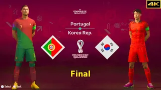 FIFA 23 | PORTUGAL vs. SOUTH KOREA | RONALDO vs. SON | FIFA WORLD CUP FINAL | [4K]