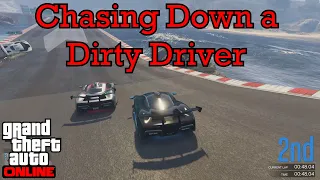 Chasing Down a Dirty Driver - GTA 5 Stunt Races