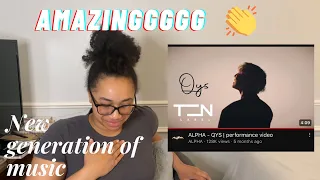 SINGER reacts to ALPHA - QYS | performance video