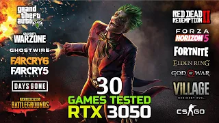 RTX 3050 8GB Test In 30 Games 🔥