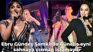 Şəmkirdə Ebru Gündeşi “saymadılar”