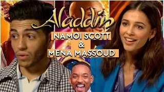 Aladdin's Naomi Scott and Mena Massoud on diversity and making a Guy Ritchie musical