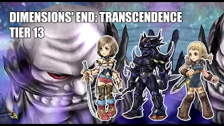 DFFOO [GL] DIMENSIONS' END: TRANSCENDENCE TIER 13 SHINRYU LV300