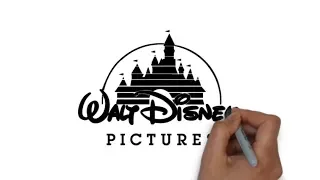 HOW TO DRAW WALT DISNEY LOGO