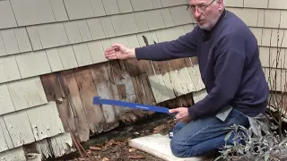 #480 Repairing cedar shingle siding