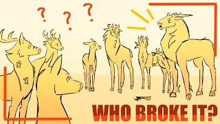 Who Broke It? // Cenozoic Survival // Caligo Forest Animation // COLLAB