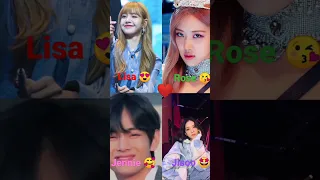 black pink and BTS love video 🥰who is the best #lisa #rose #jennie #jisoo 🥰😘🤩😍❤️💗💓