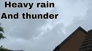 UK Heavy rain and thunder (25/7/21)