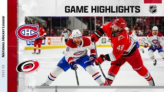 Canadiens @ Hurricanes 2/16 | NHL Highlights 2023