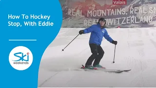 How to Hockey Stop On Skis | Eddie The Eagle Tutorial | SkiWeekends