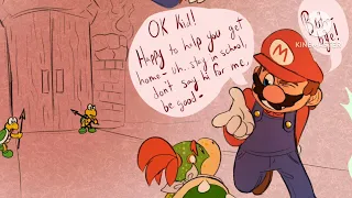 Dropping Off Junior (Mario Comic Dub)