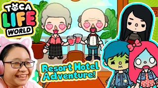 Toca Life World - Cherry GOES to a "5" Star Hotel - Resort Hotel Toca Adventure!!!