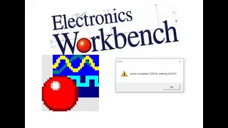 Electronics Workbench  Windows 10  помилка access violation