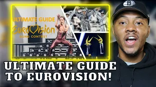 AMERICAN REACTS TO The ULTIMATE GUIDE to Eurovision (2022 update) | Eurovison REACTION!