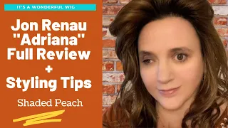 Jon Renau Wig Review ADRIANA in Shaded Peach | 30A27S4