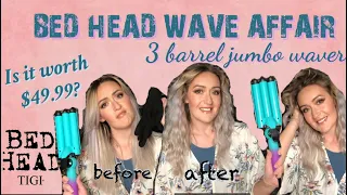 The *new* BED HEAD Wave Affair 3 Barrel Jumbo Hair Waver Review | Is it the BEST? | Brittanny