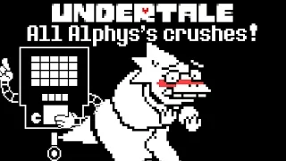 Undertale: All of Alphys's crushes