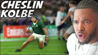 American Reacts To The Ultimate Rugby Athlete | Cheslin Kolbe