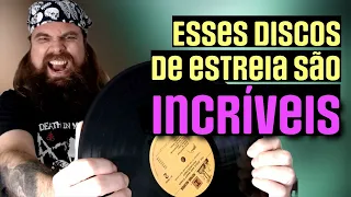 Explorando 10 GRANDES ÁLBUNS de ESTREIA da  coleção de DISCO de VINIL