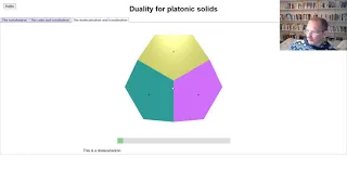 Duality for platonic solids