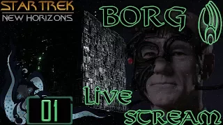 Star Trek: New Horizons (Stellaris Mod) - Live Stream Borg - #01 - Insane Difficulty