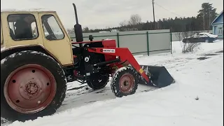 юмз .первый снег и первые поломки.