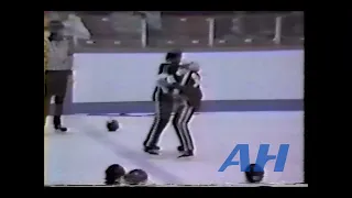 OHL Dec. 7, 1986 Oshawa Generals v Kitchener Rangers (melee) Jim Paek v Alan Lake