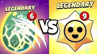 MONSTER EGGS vs LEGENDARY STARR DROPS Comparison Brawl Stars