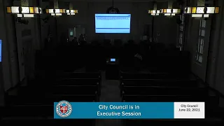 City Council Meeting - June 22, 2021
