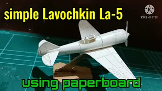 How to make Lavochkin La-5 | DIY fighter plane #ww2 #ww2fighterplanes #papercraft #lavochkin