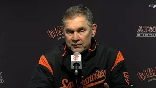 PHI@SF: Bochy on the 12-9 loss to the Phillies