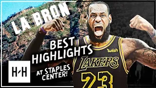 LeBron James BEST Highlights vs Los Angeles Lakers at Staples Center (2015-2018)