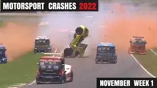 Motorsport Crashes 2022 November Week 1