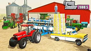 BIG 2000'S SPRING PLANTING CREW ON AMERICAN FARM! | FARMING SIMULATOR 2000'S