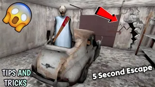 5 Second escape in granny/Granny tips and tricks/on vtg!