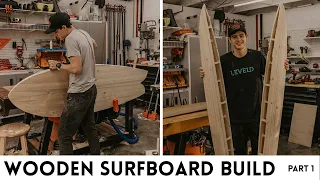 Wooden Surfboard Build Part 1 | Woodbrew