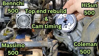 Bennchi Smoking & knocking Top end rebuild Part #6