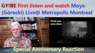 Senior reacts to Godspeed You! Black Emperor Moya (Górecki) [Live] (Episode 265)