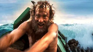 Tom Hanks escapes from a desert island | Cast Away | CLIP