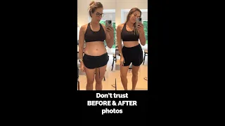 Don’t trust weight loss BEFORE & AFTER photos 🤭 Nutritionist reveals sneaky diet industry tricks