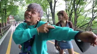 Runners visit Namsan Tower in Seoul!