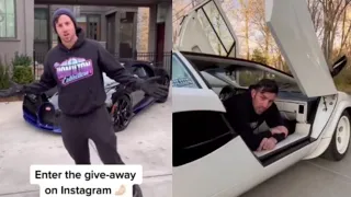 Pria Ini Mau Giveaway mobil Supercar nya di Instagram