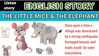 THE LITTLE MICE AND THE ELEPHANT/KIDS STORY/ ENGLISH STORY/ ENGLISH STORY BOOK