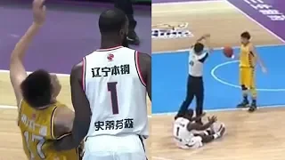 Lance Stephenson - Funny Flop Battle in China