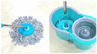 Spotzero By MILTON Smart Spin Mop with  Bucket | Easy floor cleaning mop |  Demo video | magic mop