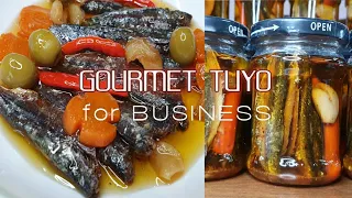 How to make Gourmet tuyo for business/in pure olive oil/ kumikitang kabuhayan