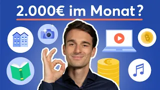 5 Passive Einkommensideen im Check! 2.000€/Monat verdienen: Ist das realistisch? | Finanzfluss